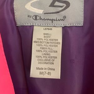 Girls size 7/8 Ski Bib